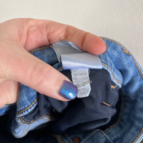 Old Navy Rockstar Super Skinny High-Rise Blue Denim Jeans Plus Size 22 - Picture 10 of 11